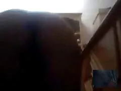 Preciosa negra xxxjapanese de grandes curvas cabalga la polla de su hermanastro